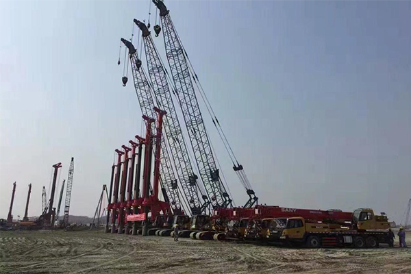 山鋼集團(tuán)日照鋼鐵精品基地(煉鐵、煉鋼、燒結(jié)、球團(tuán)、焦化)樁基工程